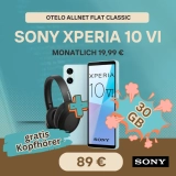 Sony Xperia 10 VI + otelo 30GB 🔥 -1,01€ eff. Vodafone