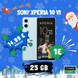 📱 Sony Xperia 10 VI + 25GB für 1€ | Effektiv 1,32€/M