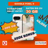 🔥 Google Pixel 9 + 1019 GB & 200€ Bonus | -5,51€/M Gewinn