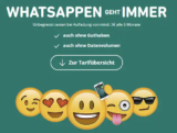 WhatsApp SIM: Gratis-Messaging + 15€ Guthaben 📱💬