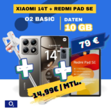 🔥 Xiaomi 14T + Tablet & Staubsauger ab 14,99€ | -6,85€